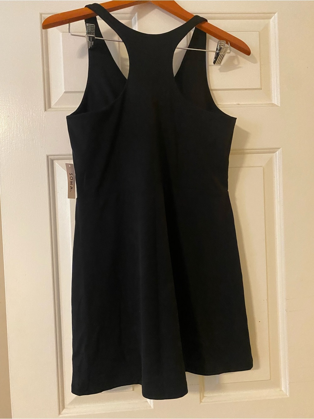 Soma Black Racerback Mini Dress